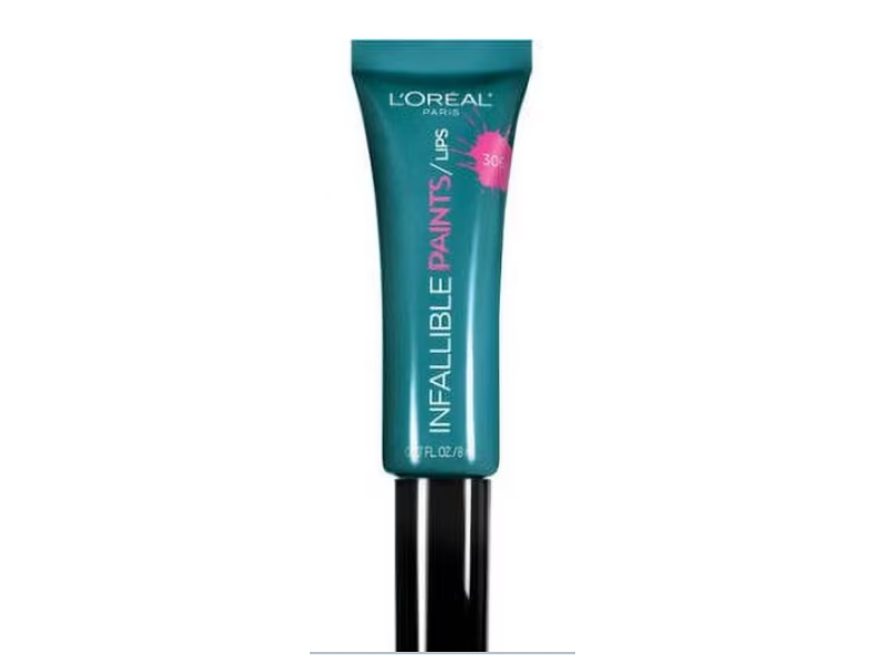 L'Oréal Paris Infallible Paints/Lips Stick, Domineering Teal, 0.27 fl oz/8 mL