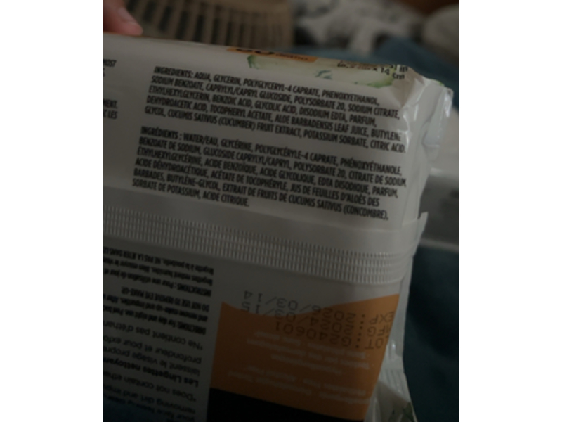 Equate Cleansing & Exfoliating Facial Wipes, Cucumber, Aloe & Vitamin E, 60 Count