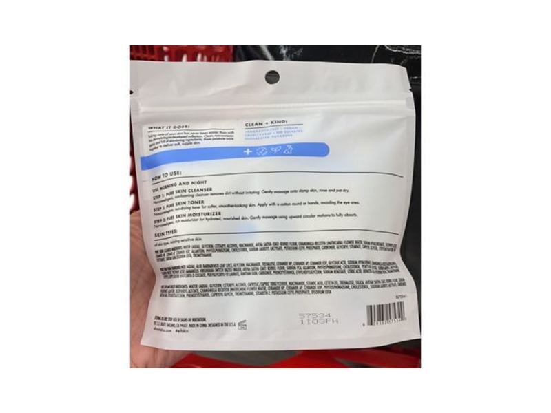 e.l.f. Pure Skin + Dermatologist Developed Back to Basics Mini Kit, 3 Piece