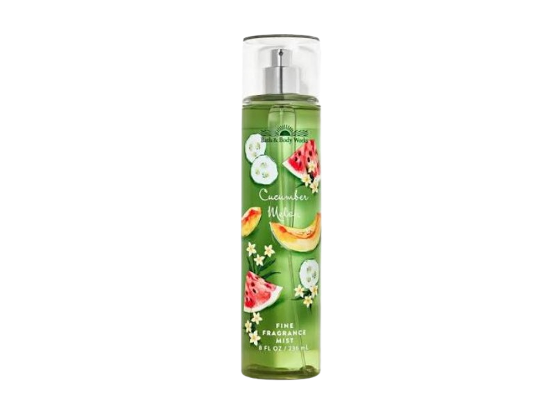 Bath & Body Works Fine Fragrance Mist, Cucumber Melon, 8 fl oz/236 mL.