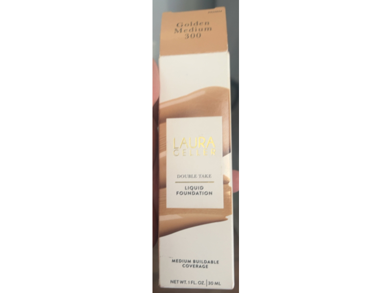 Laura Geller Double Take Liquid Foundation, Golden Medium, 1 fl oz/30 mL