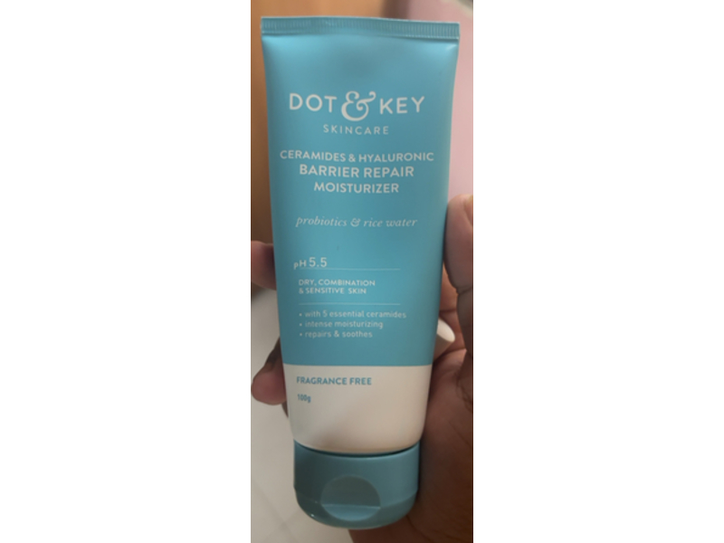 Dot & Key Barrier Repair Moisturizer, Ceramides & Hyaluronic, 100 g