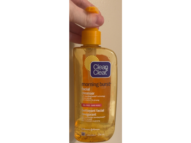 Clean & Clear Facial Cleanser, Morning Burst, 236 mL