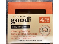 Alaffia Ultra Hydrating Triple Milled Bar Soap, Fragrance Free, 5 oz/142 g, Pack Of 4 - thumbnail 2