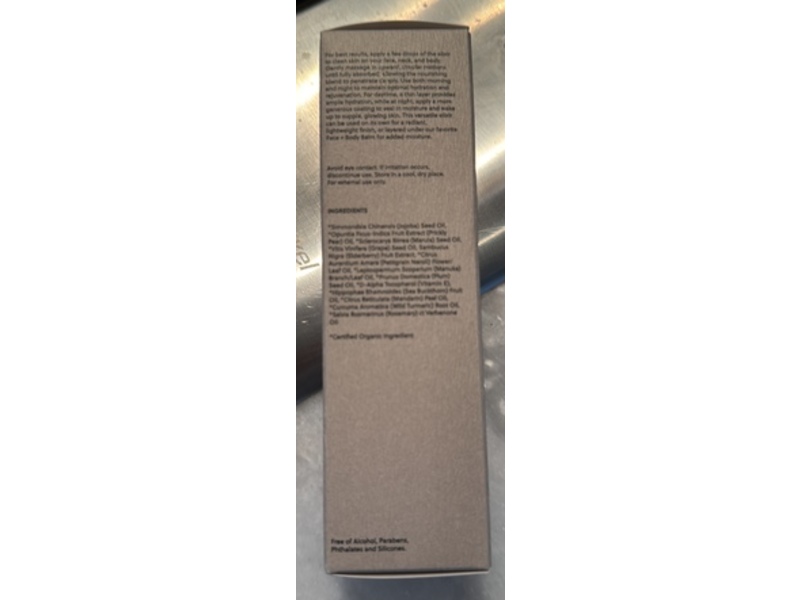 Talova Botanical Elixir Face Oil, 2 fl oz/59 mL