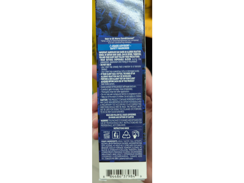 Matrix Socolor Cult Semi-Permanent Hair Color, Admiral Navy, 4 fl oz/118 mL