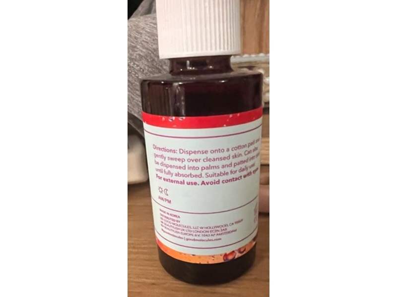 Good Molecules Brightening Toner, Niacinamide, 1 fl oz/30 mL