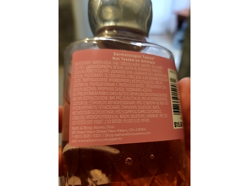 Bath & Body Works Gingham Gorgeous Shower Gel, Aloe + Vitamin E, 10 fl oz/295 mL