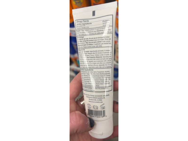 Unsun Face + Body Mineral Sunscreen Lotion, SPF 30, 3 fl oz/88.7 mL