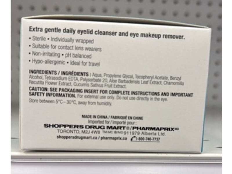 Life Brand Eye Care Towelettes, 30 Count