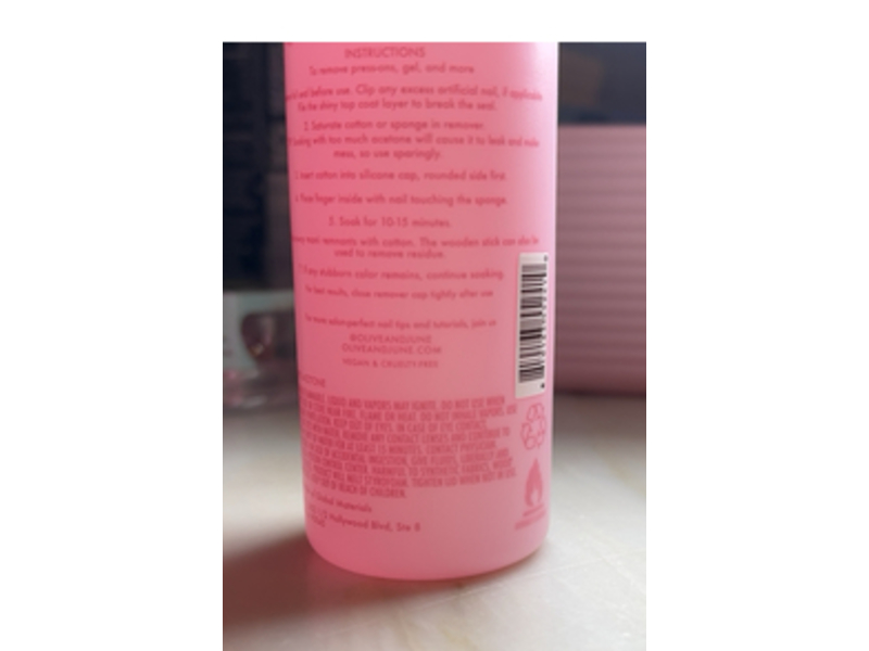 Olive & June Acetone Remover, 2 fl oz/60 mL