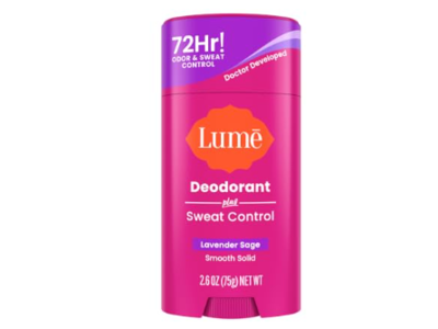 Lume Whole Body Deodorant, Lavender Sage, 2.6 oz/ 75 g, Pack Of 2
