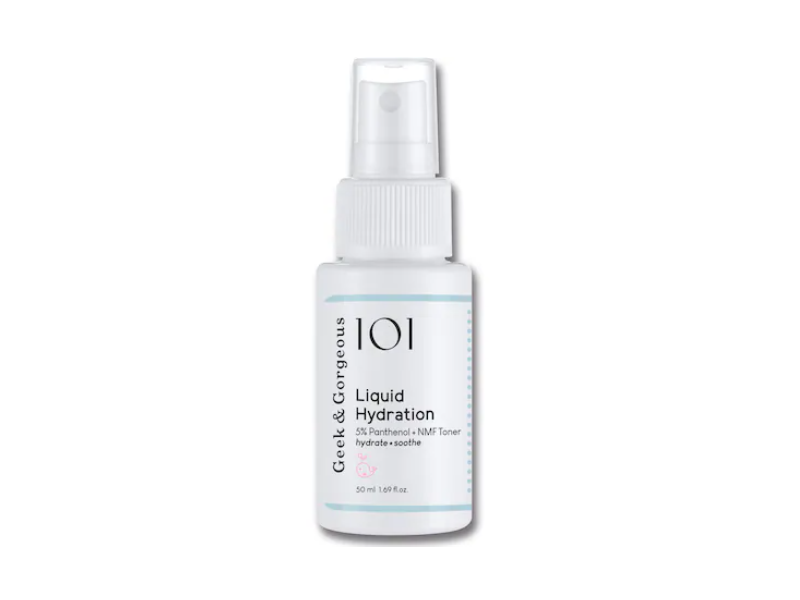 Geek & Gorgeous 101 Liquid Hydration Toner, 5% Panthenol + Nmf, 1.69 fl oz/50 mL