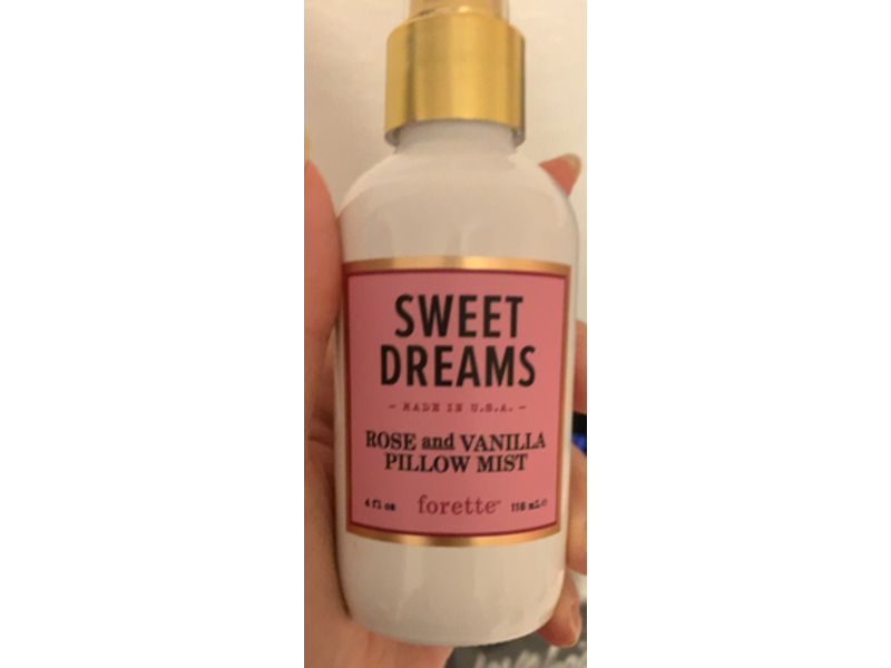Forette Sweet Dreams Pillow Mist, Rose & Vanilla, 4 fl oz/118 mL