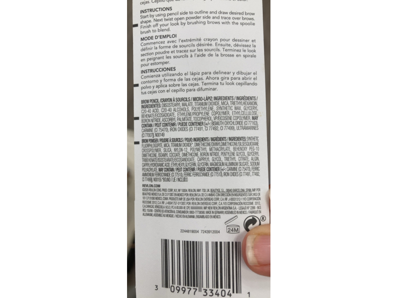 Eyebrow Pencil & Powder Colorstay Brow Creator, Soft Black 0.003 oz/0.09 g, 0.008 oz/0.23 g