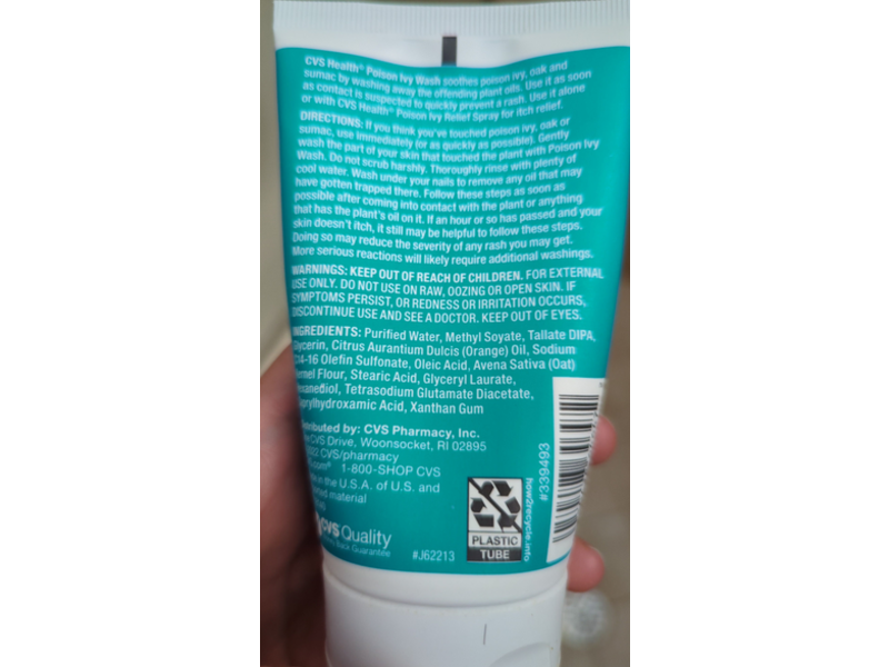 CVS Health Dual Poison Ivy Wash, 4 oz/113.4 g
