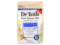 Dr Teal's Pure Epsom Salt Soaking Solution, Colloidal Oatmeal + Cucumber Extract, 1.36 kg - thumbnail 1