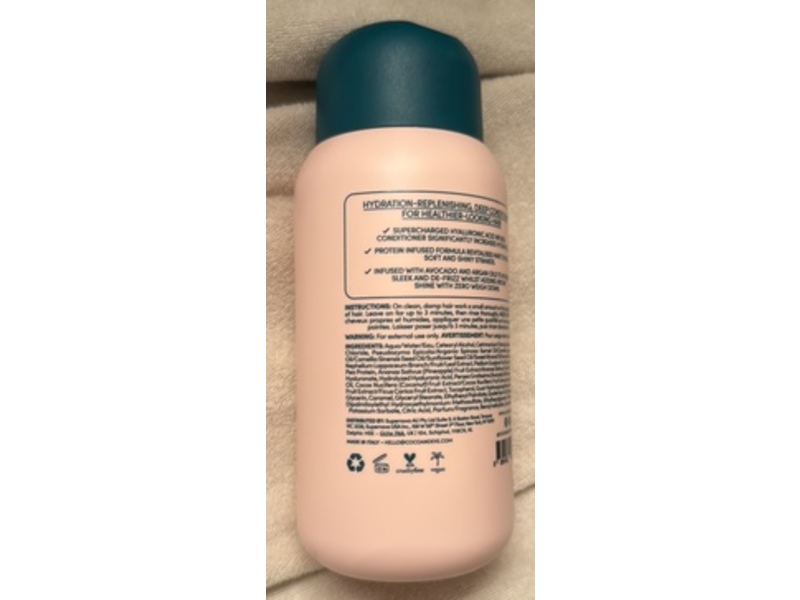 Coco & Eve Super Hydrating Cream Conditioner, Like A Virgin, 9.47 fl oz/288 mL