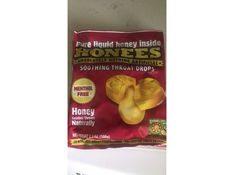 Honees Honey Filled Cough Drops, 3.5 oz (100 g)