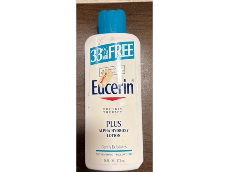 Eucerin Dry Skin Therapy Plus Alpha Hydroxy Lotion, 16 fl oz/473 mL