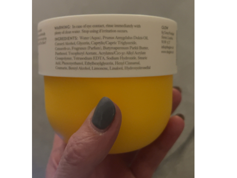 Glow Body Butter, Vanilla Almond & Salted Caramel, 8.45 fl oz/250 mL