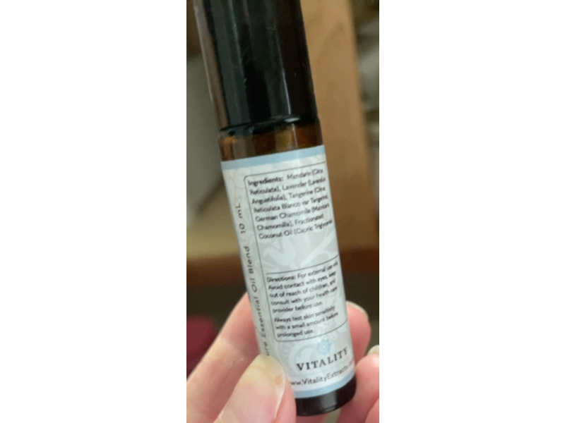 Vitality Extracts Pure Essential Oil Blend Roller, Calm, 10 mL