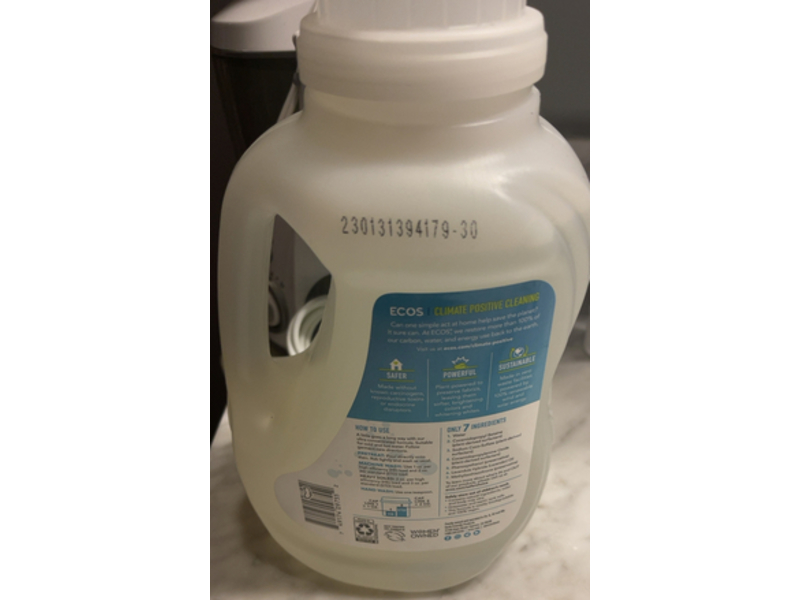 Earth Friendly Laundry Detergent, Lavender, 50 Loads, 50 fl oz/1.48 L