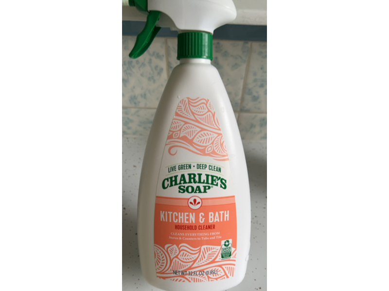 Charlie's Soap Kitchen & Bath Household Cleaner, 32 fl oz/0.95 L