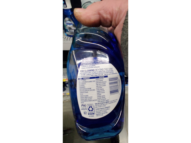 Dawn Ultra Platinum Bleach Alternative Dishwashing Liquid, Green Papaya Scent, 16.2 fl oz/479 ml