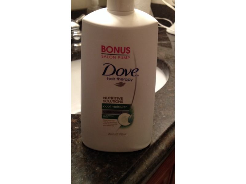 Dove Cool Moisture Conditioner, Cucumber & Green Tea, 25.4 fl oz/750 mL.