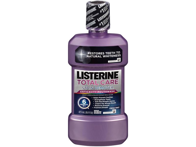 Listerine Total Care Plus Whitening Anticavity Mouthwash Fresh Mint