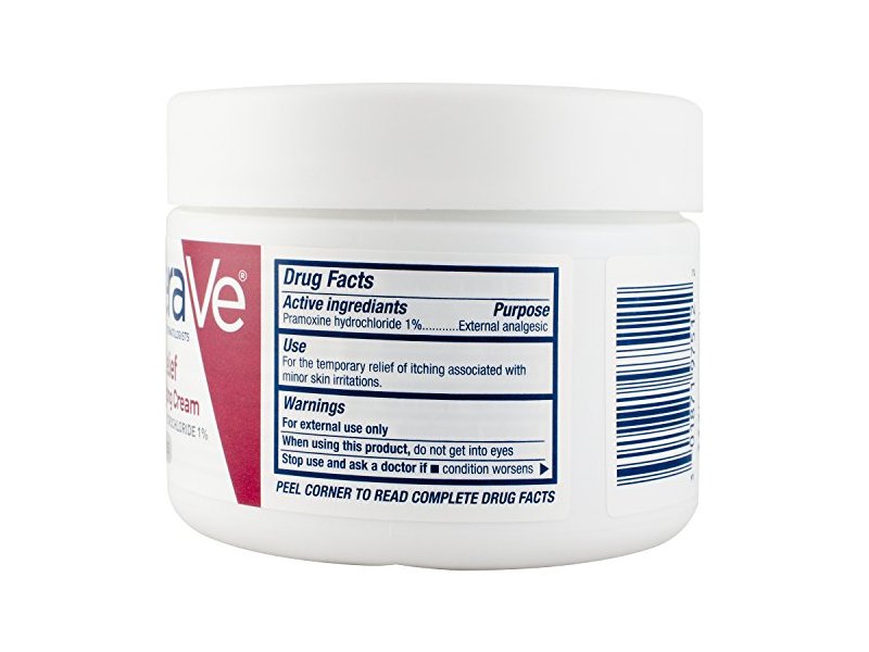 CeraVe Itch Relief Moisturizing Cream, 12 oz