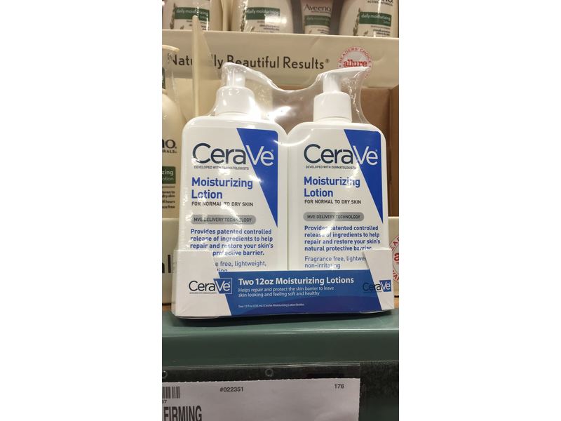 CeraVe Moisturizing Lotion 12 oz (Pack of 2)