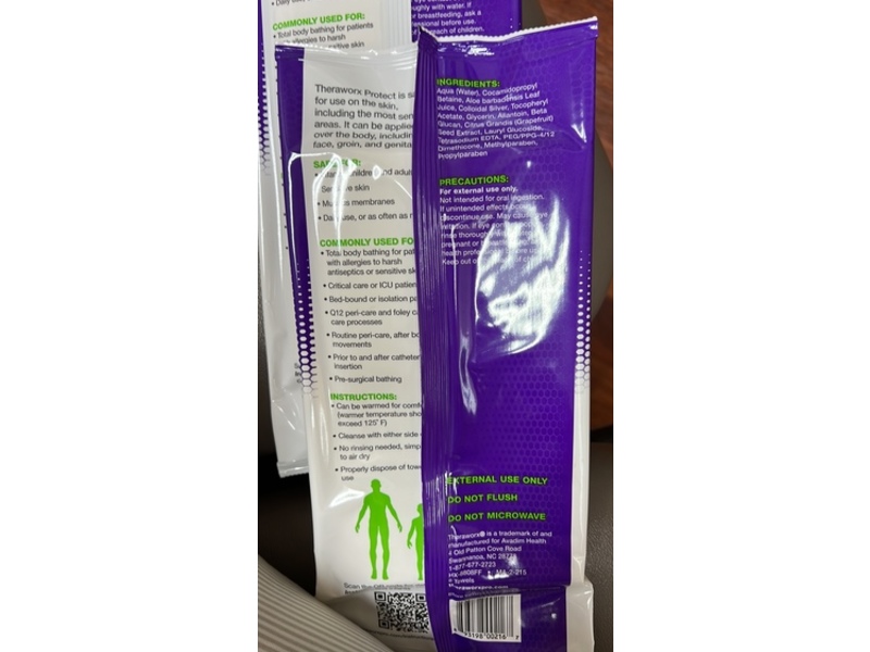 Theraworx Protect Towels, 8 Count