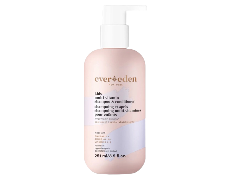 Evereden Kids Multi-Vitamin Conditioning Shampoo, Cool Peach, 8.5 fl oz/251 mL