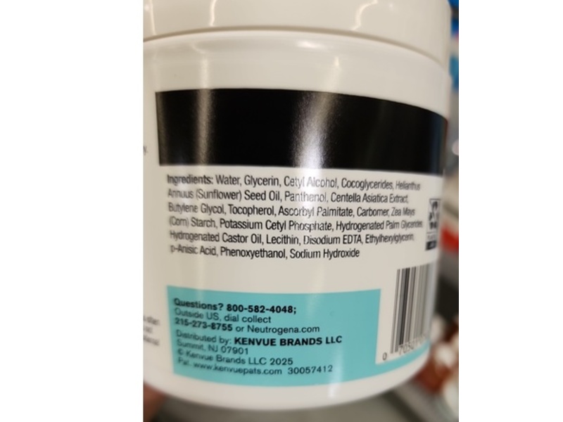 Neutrogena Ultra Gentle Face & Body Moisturizing Cream, Normal To Sensitive Skin, 11 oz/311 g