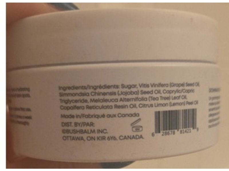 Bushbalm Dark Spot Exfoliating Scrub, Bermude, 8 fl oz/236 mL