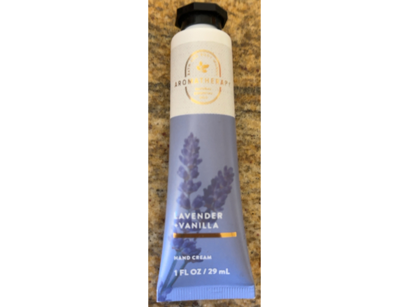 Bath & Body Works Aromatherapy Hand Cream, Lavender + Vanilla, 1 fl oz/29 mL