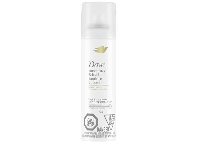 Dove Dry Shampoo, Unscented & Fresh, 142 g