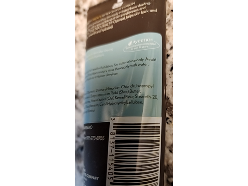 Aveeno Active Naturals After Shave Lotion, 3.4 fl oz/101 mL