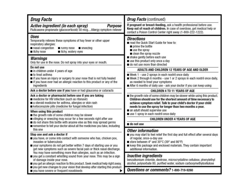 Equate Non-Drowsy Allergy Relief Nasal Spray, 1.24 fl oz/36.4 mL, Pack Of 2