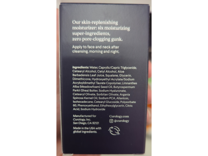Curology Cream Moisturizer, 1.7 fl oz/50 mL