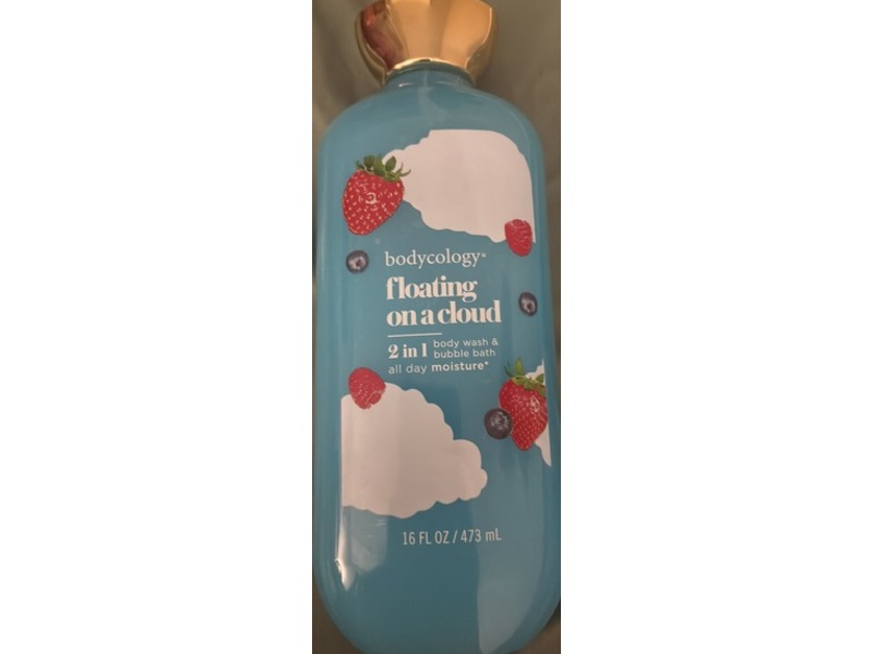 Bodycology 2 In 1 Body Wash & Bubble Bath, Floating On A Cloud, 16 fl oz/473 mL