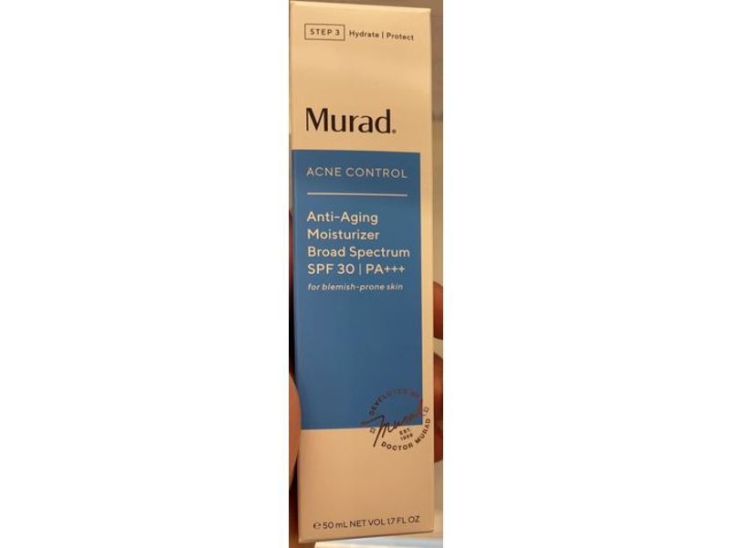 Murad Anti-Aging Moisturizer, Acne Control, SPF 30 Pa++, 1.7 fl oz/50 mL
