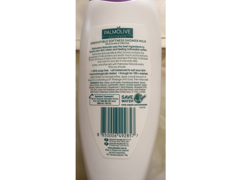 Palmolive Irresistible Softness Shower Milk, Milk & Wild Orchid, 500 mL