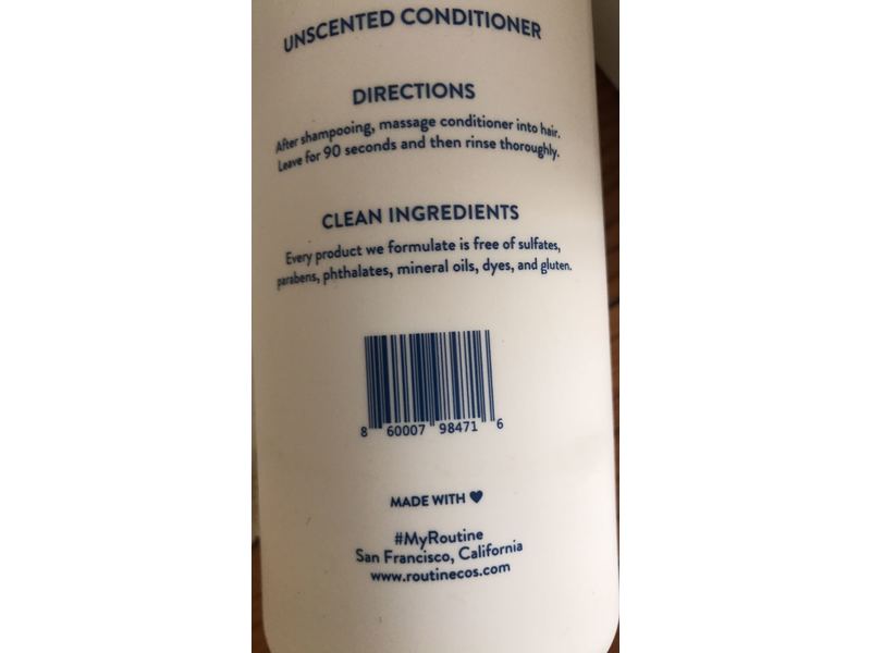 Routine Wellness Conditioner, 14 oz/414 mL