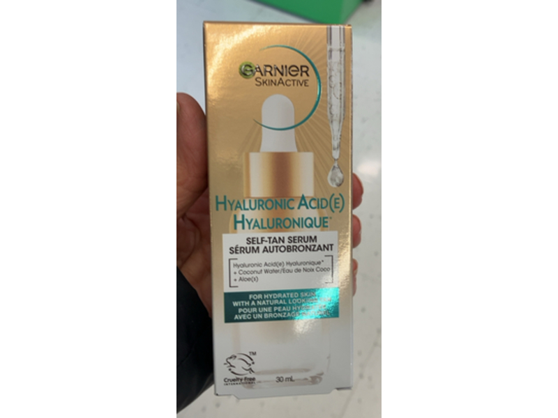 Garnier Self-Tan Serum, Hyaluronic Acid, 30 mL