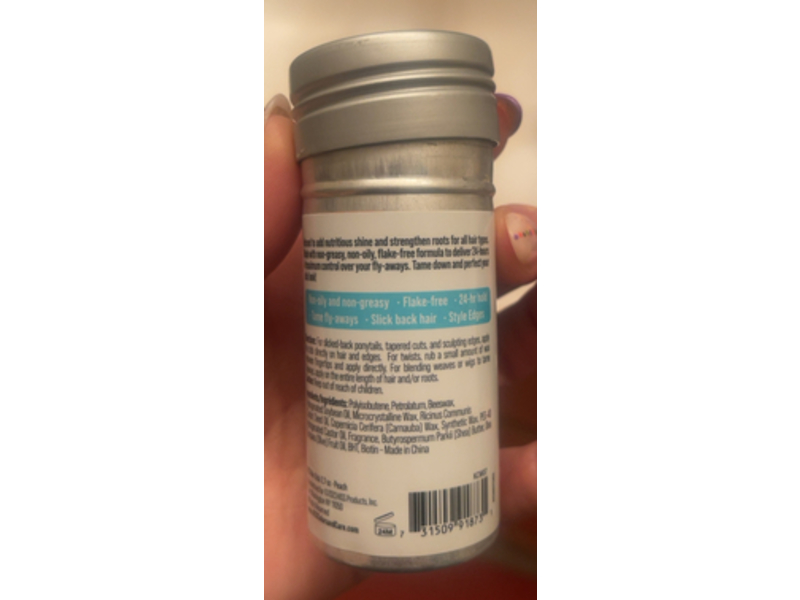 Kiss Colors & Care Hair Wax Stick, Peach, 2.7 oz/76 g