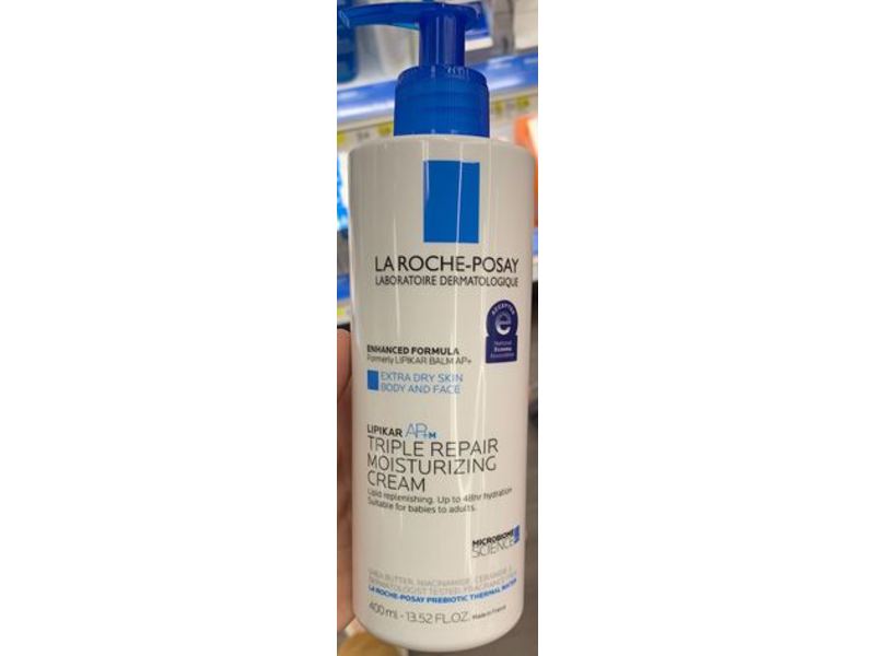 La Roche-Posay Lipikar Ap+M Triple Repair Moisturizing Cream, 13.52 fl oz/400 mL