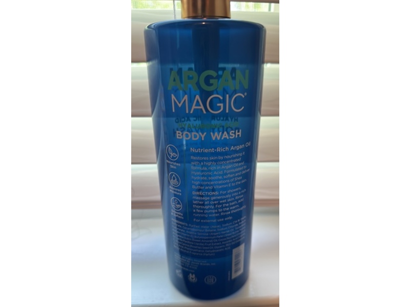 Argan Magic Hyaluronic Acid Body Wash, 32 fl oz/946 mL